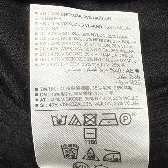 Banana Republic | Boat Neck Zipper Sides Long Sleeve | Black | Small - Picture 8 of 16